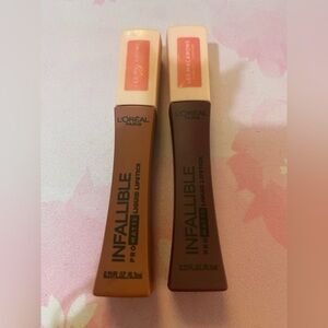 L'Oreal Brown and Tan Lipstick Set Infallible Collection Les Macarons
